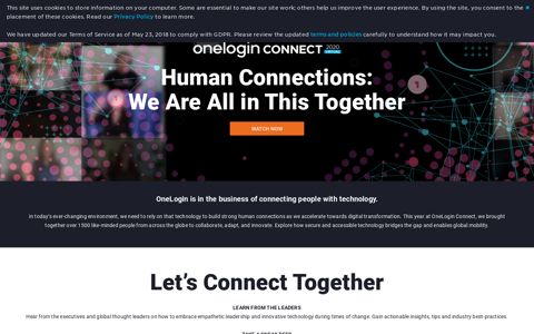 OneLogin Connect 2020: Human-Technology Connections ...