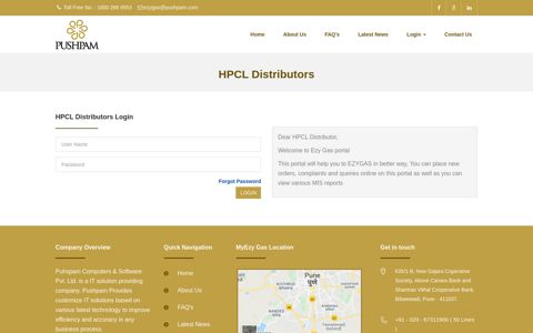 HPCL Distributors - Ezy Gas
