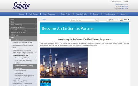 EnGenius - Become An EnGenius Partner | Solwise Ltd