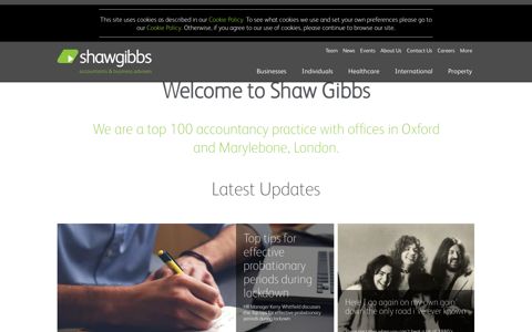 Shaw Gibbs: Accountants and Business Advisers