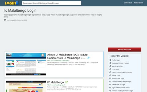 Ic Malalbergo Login | Accedi Ic Malalbergo - Loginii.com