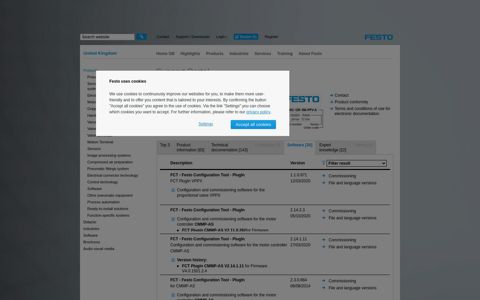 FCT - Festo Configuration Tool - Festo - Support Portal