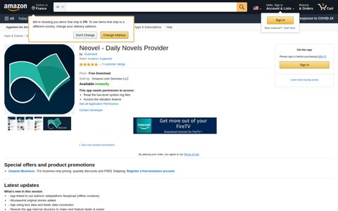 Neovel - Daily Novels Provider: Appstore for ... - Amazon.com
