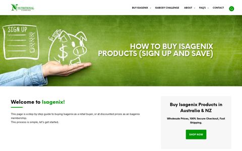 How To Buy Isagenix Products (Sign up and Save)
