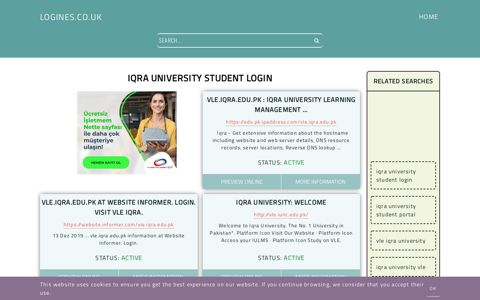 iqra university student login - General Information about Login