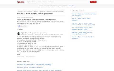 How to hack winbox admin password - Quora