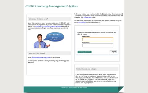 CSNSW Learning Management System - Janison