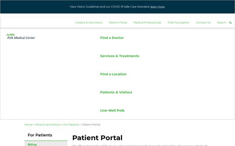 Patient Portal | Polk Medical Center | Floyd Health