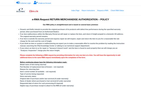 Return Instructions - Huish Outdoors - RMA Portal