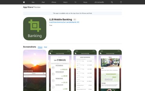 ‎LLB Mobile Banking on the App Store