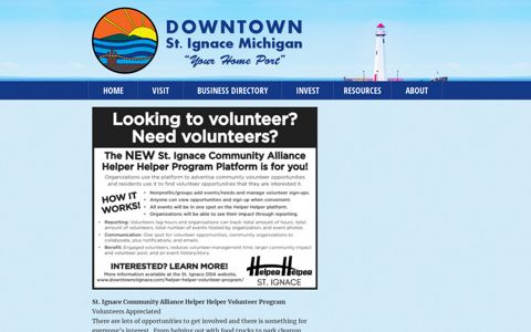 Helper Helper Volunteer Program
