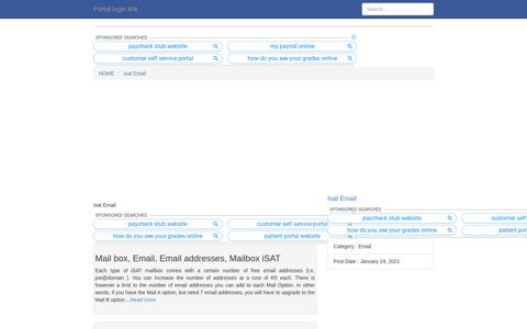 [LOGIN] Isat Email FULL Version HD Quality Email ...