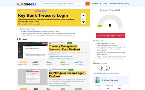 Key Bank Treasury Login - login login login login 0 Views