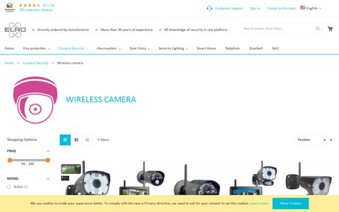 Wireless camera - Camera Security ELRO