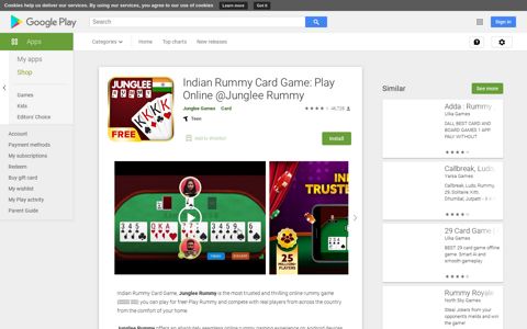 Indian Rummy Card Game: Play Online @Junglee Rummy ...