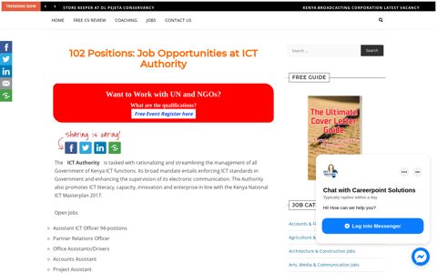 102 Positions: Job Opportunities at ICT Authority 2020