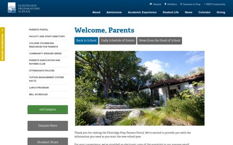 Parents Portal - Flintridge Prep