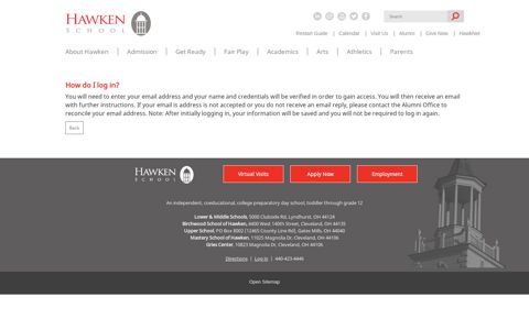 How do I log in? - Hawken School