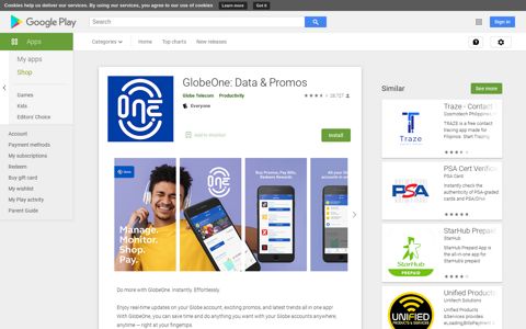 GlobeOne: Data & Promos - Apps on Google Play