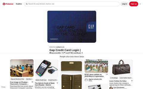 Gap Credit Card Login | Rewards | Card Number | Payment ...