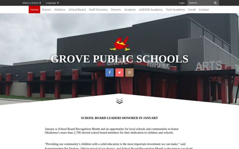 Grove Public Schools: Home