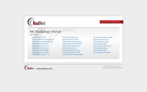 My Radiology Portal