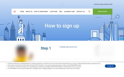 How to sign up - JN Money Online - Send Money | Pay Bills
