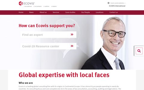 ECOVIS International: Global expertise with local faces