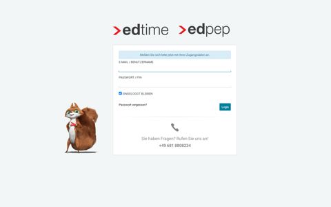 edtime / edpep - Login