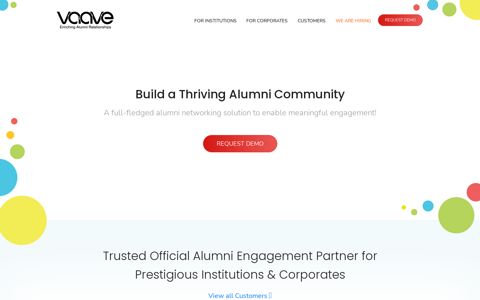 Vaave - A Full-Fledged Alumni Engagement Software for ...