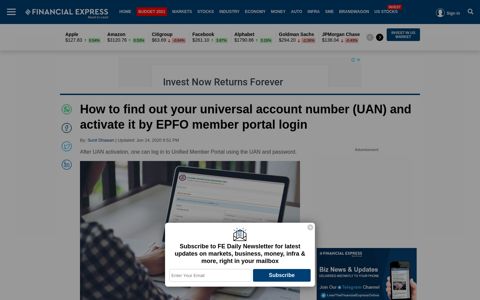 How to find out your universal account number (UAN) and ...