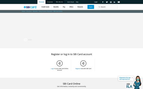 Access Your SBI Credit Card Account Easily Online | SBI Card