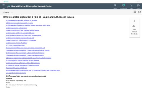 HPE Integrated Lights-Out 5 (iLO 5) - Login and iLO Access ...
