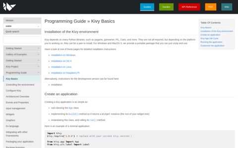 Kivy Basics — Kivy 2.0.0 documentation