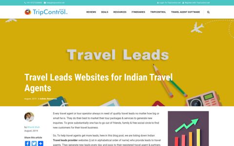 Top 15 Travel Leads Websites for Indian Travel Agents | Trip ...