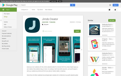 Jimdo Creator - Apps on Google Play