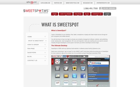 SweetSpot - Executive Dashboard - SweetSpot.ws