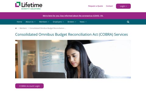 COBRA Member | Lifetime Benefit Solutions