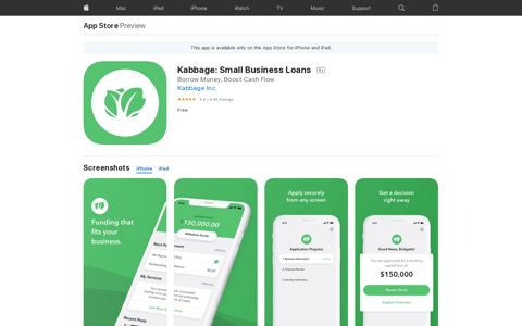 ‎Kabbage: Small Business Loans on the App Store