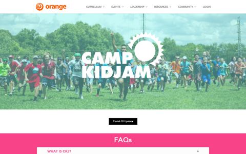 Camp Kid Jam | Think Orange