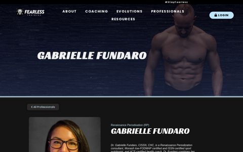 Gabrielle Fundaro - Fearless Training - Fearless Training United