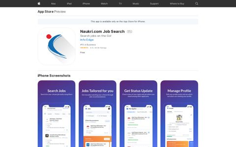‎Naukri.com Job Search on the App Store