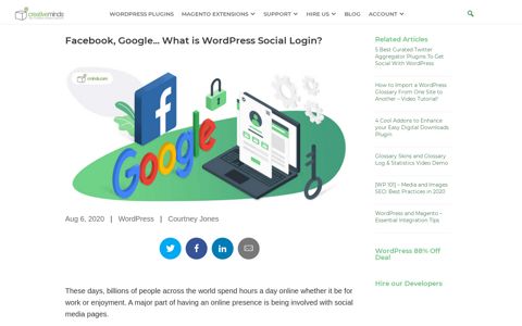 Facebook, Google... What is WordPress Social Login? - Cminds