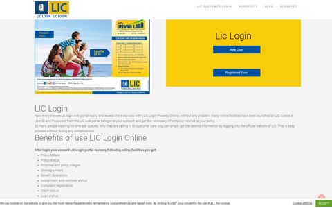 LIC Login, LIC Login or pay your policy premium best way ...