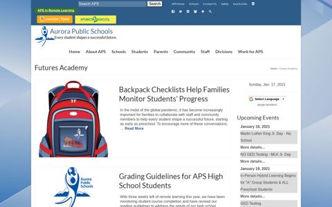 Futures Academy – Aurora Public Schools