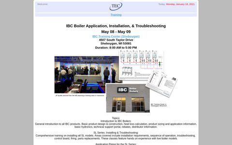 IBC Boiler Application, Installation, & Troubleshooting - TEC ...