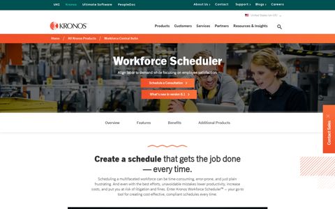 Workforce Scheduler; Employee Scheduling Software; Labor ...