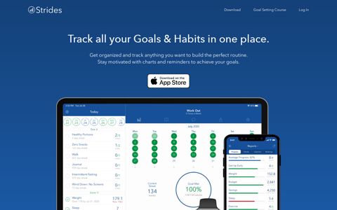 Strides: Goal & Habit Tracker + SMART Goal Setting App