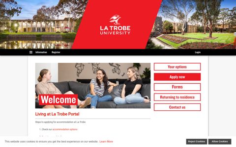 La Trobe Accommodation Services Home - StarRez Housing