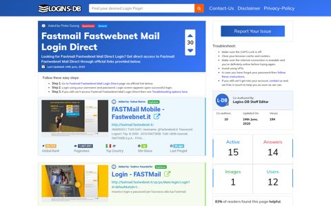 Fastmail Fastwebnet Mail Login Direct - Logins-DB